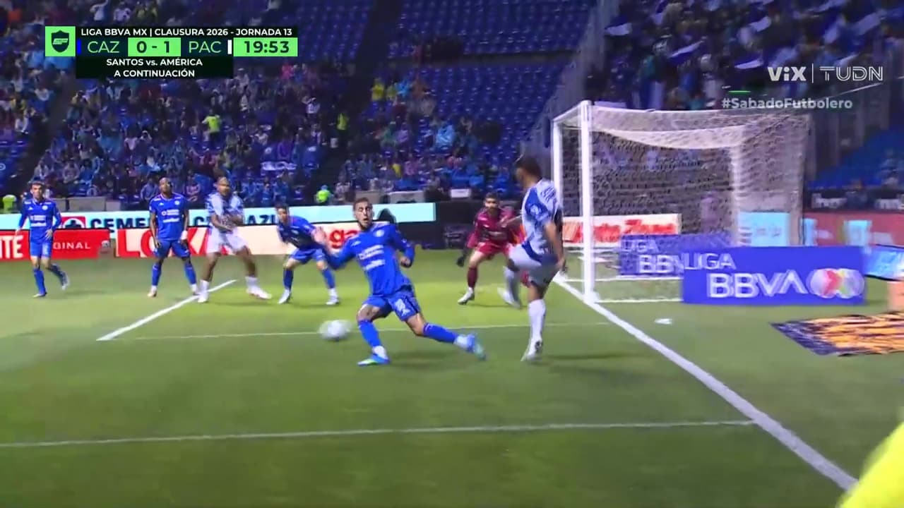 ¡Rondón quería el segundo! Jugada peligrosa del Pachuca y está cerca de ampliar la ventaja