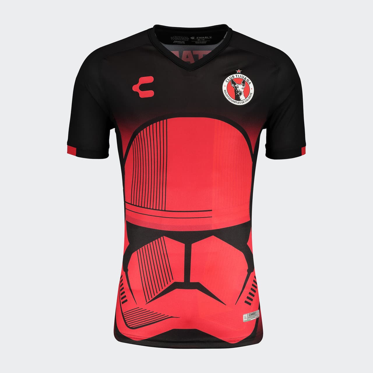Los Xolos de Tijuana lanzaron playeras conmemorativas de Star Wars por estar próxima la premier de la película del Episodio IX: el ascenso de Skywalker. Disney aprobó el diseño y la playera muestra un ’Stormtrooper’ al frente.