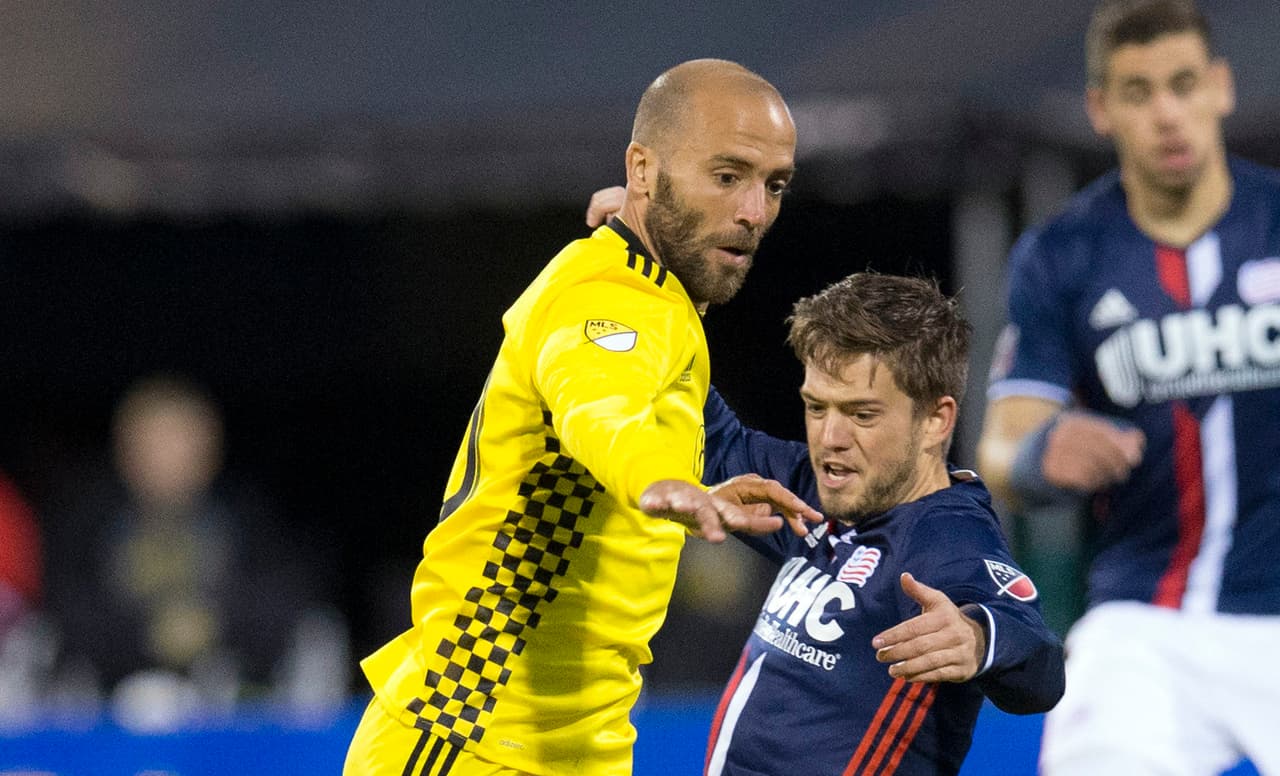 ¿Vuelve el Columbus Crew que en 2015 llegó a la final de la MLS? Por momentos, lo parece. Federico Higuaín marcó un gol en el triunfo por 2-0 frente a New England Revolution y demuestra que es uno de los mejores organizadores de ataque de toda la liga. (USA Today Images)
