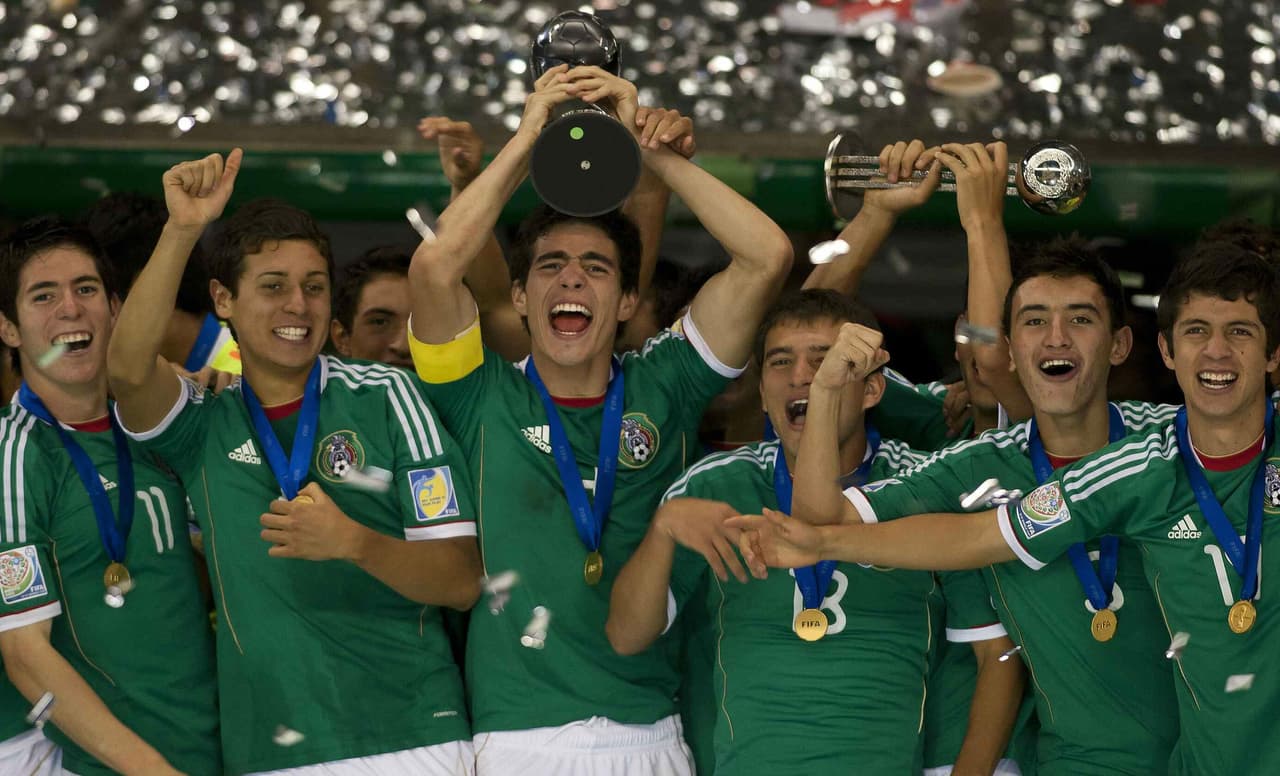 México ha sido campeón del mundo Sub-17 en dos ocasiones.