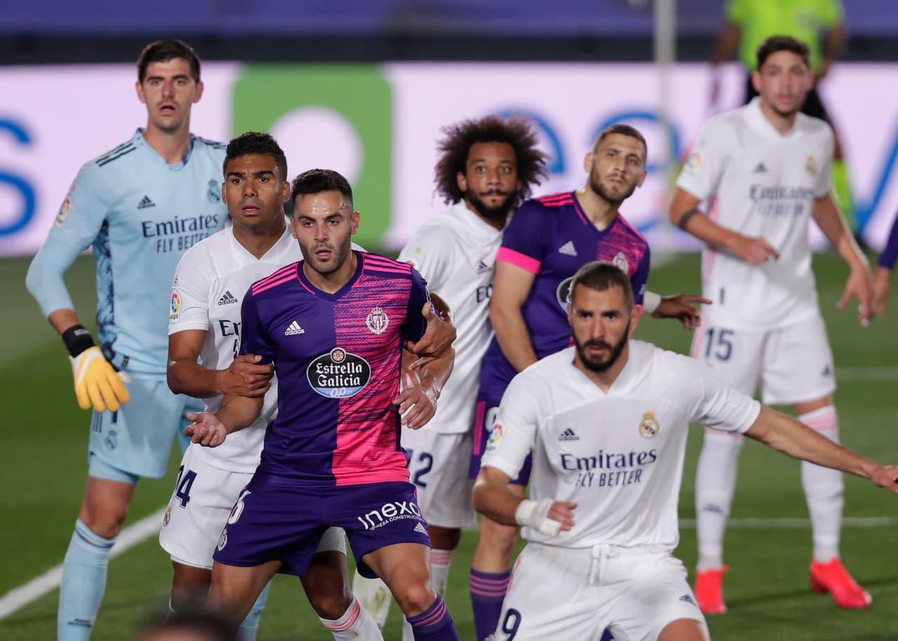 Valladolid tuvo errores importantes en la segunda mitad; los merengues no concretaban.