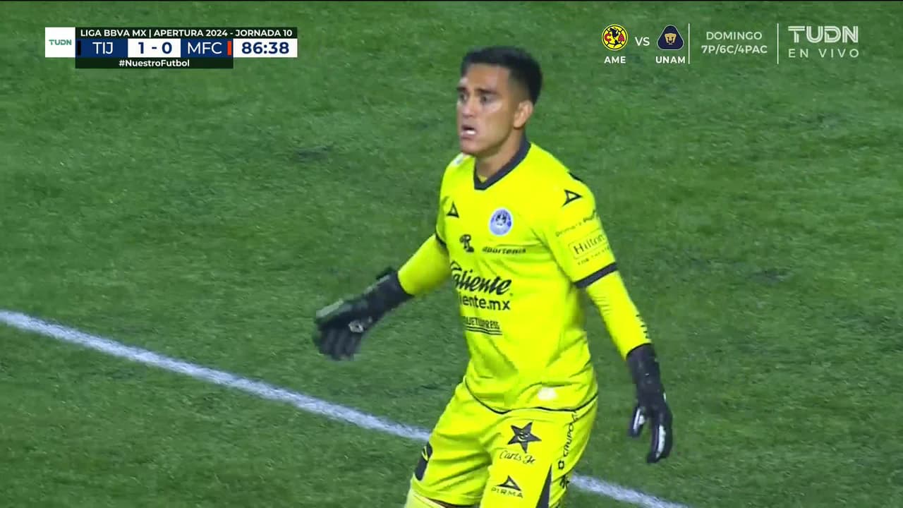 ¡Ricardo Gutiérrez, por cuarta ocasión evita gol de TJ!