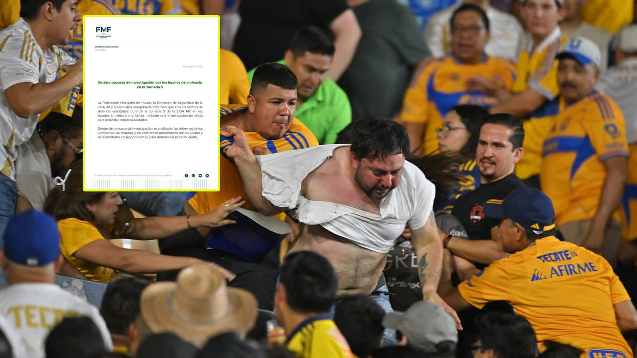 Federación Mexicana de Futbol abre investigación por hechos de violencia