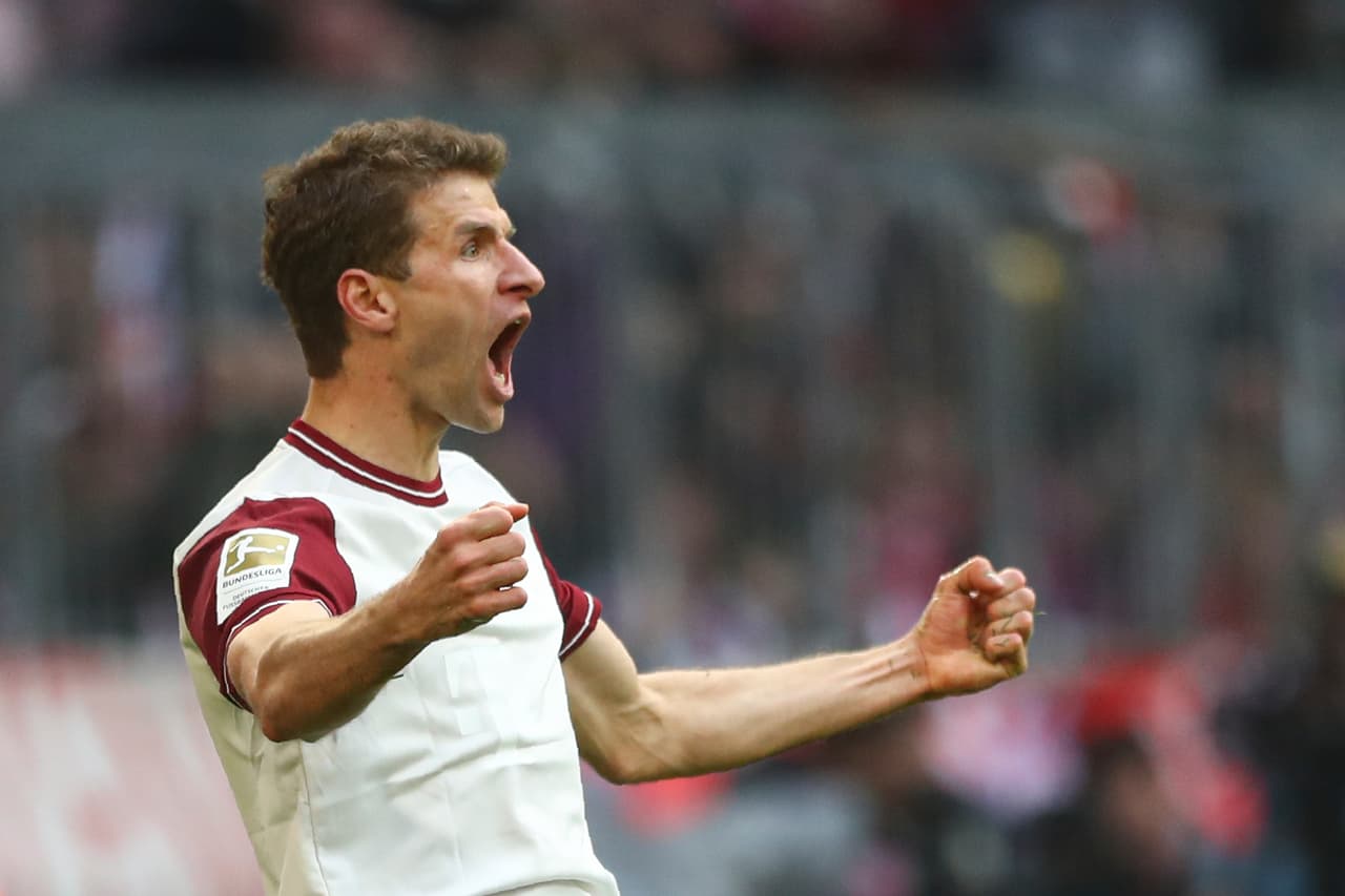 No hay mejor socio en el futbol alemán que Thomas Müller, es el líder en asistencias con 16 pases de gol para el Bayern München.