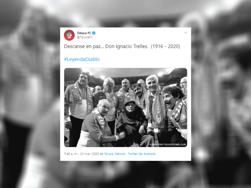 Los Diablos Rojos también se despiden de Ignacio Trelles.