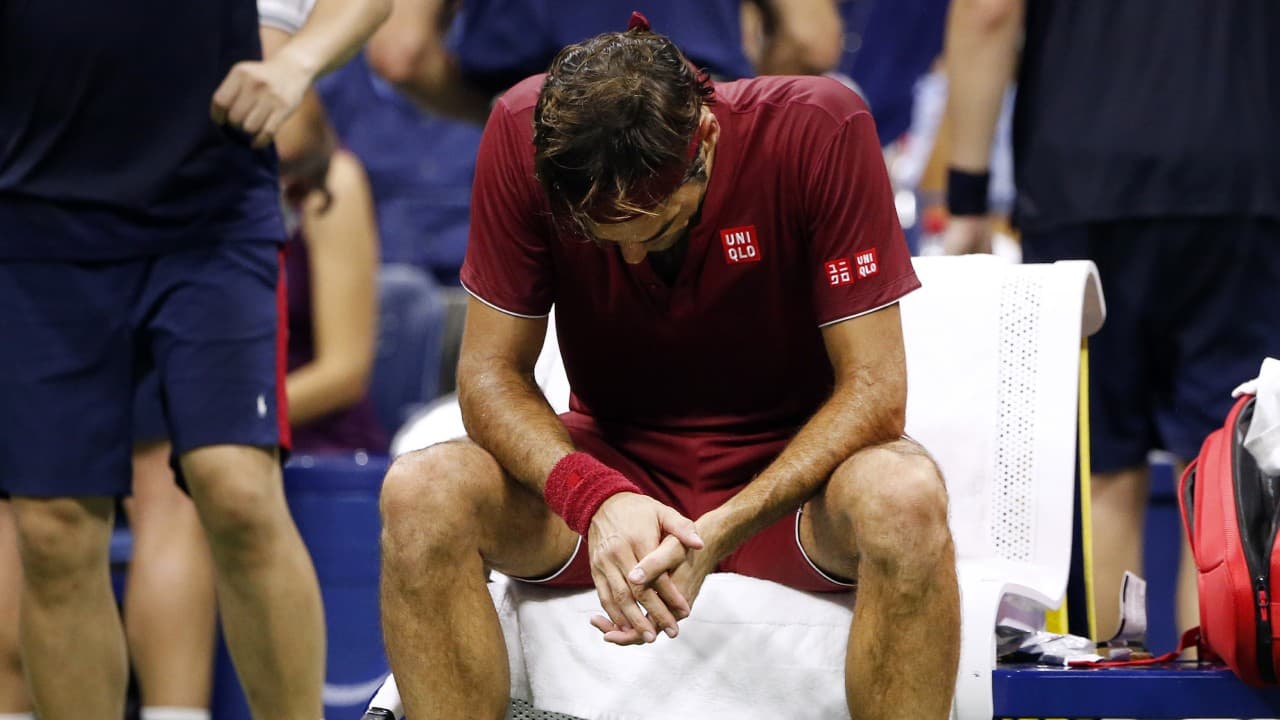 Roger Federer se va del US Open tras una pobre exhibición contra John Millman