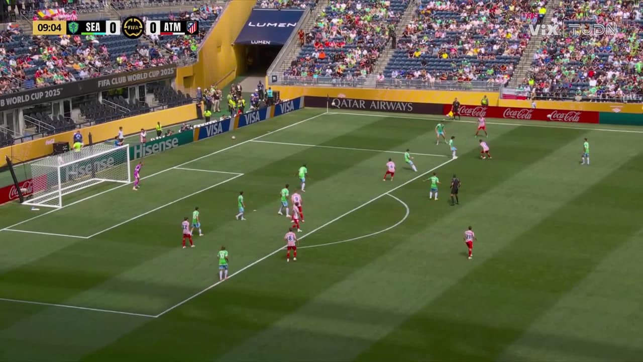 ¡LO QUE FALLASTE, JULIÁN! Álvarez se pierde el gol más claro frente a Seattle