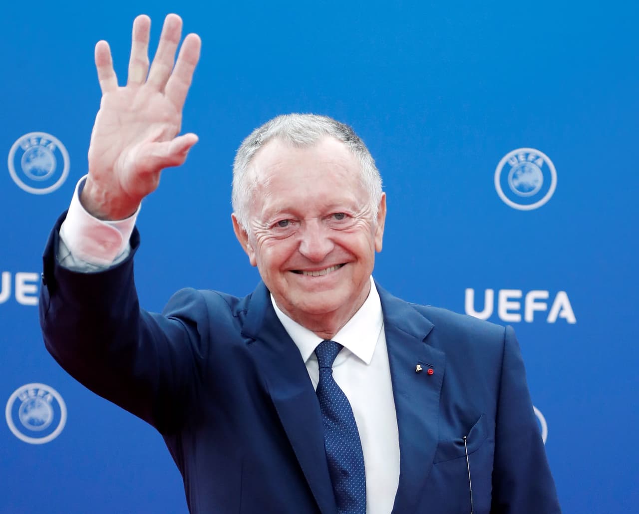Jean-Michel Aulas, presidente del Olympique Lyon.
