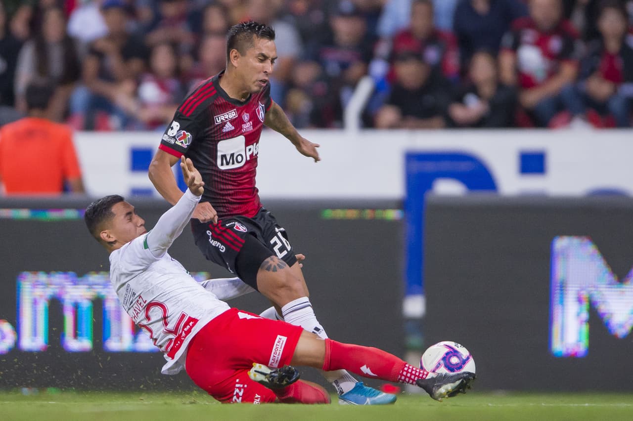 Con doblete de Mauro Quiroga, el Necaxa se impuso de visita al Atlas.