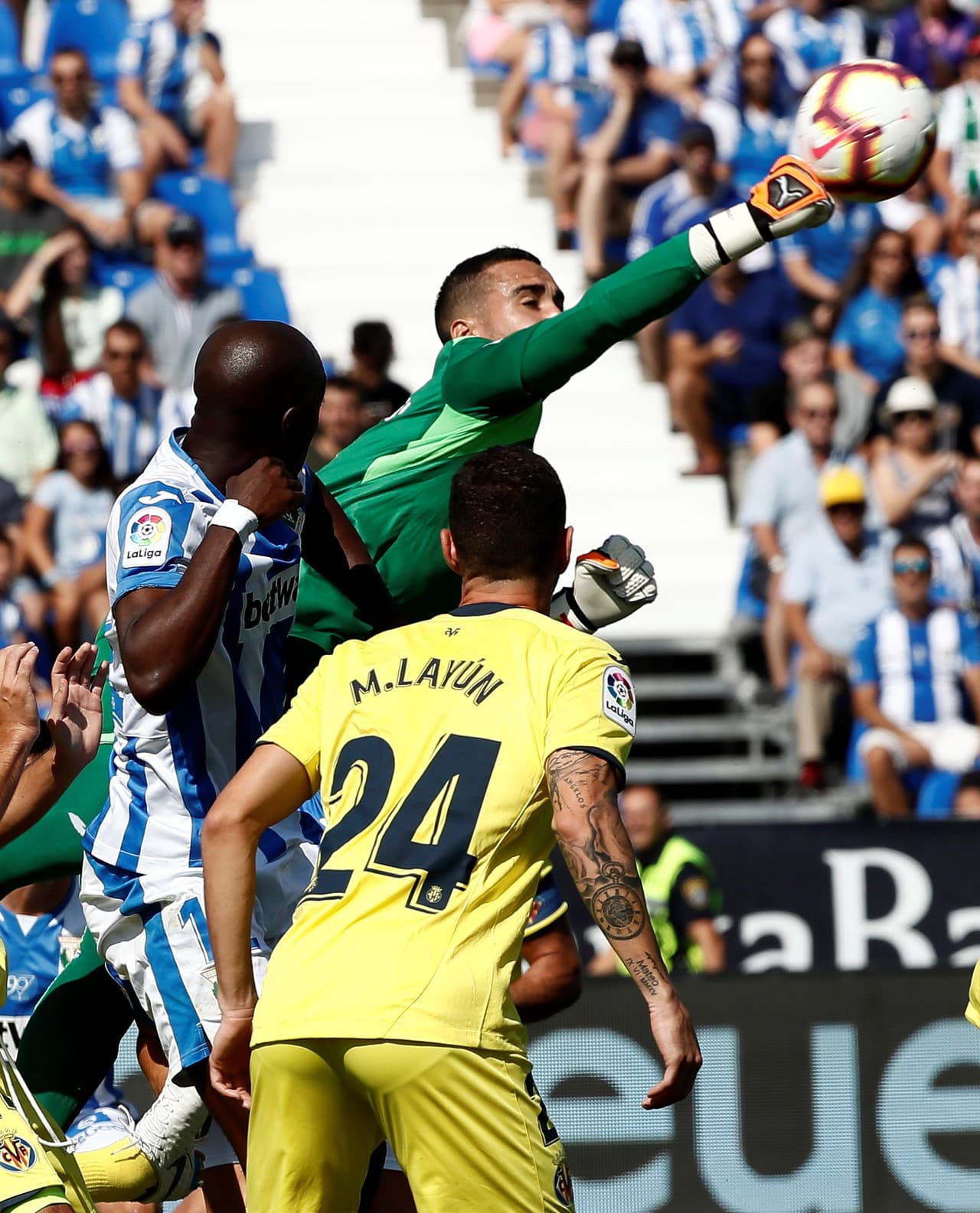 El trabajo de Layún en defensa y en ataque fue muy eficiente para la victoria de Villarreal.