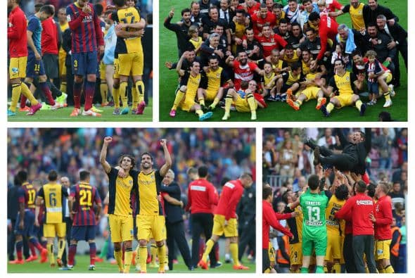 Y en la temporada pasada el Atlético de Madrid se proclamó campeón de Liga en el Camp Nou. ¿Se invertirá la historia?