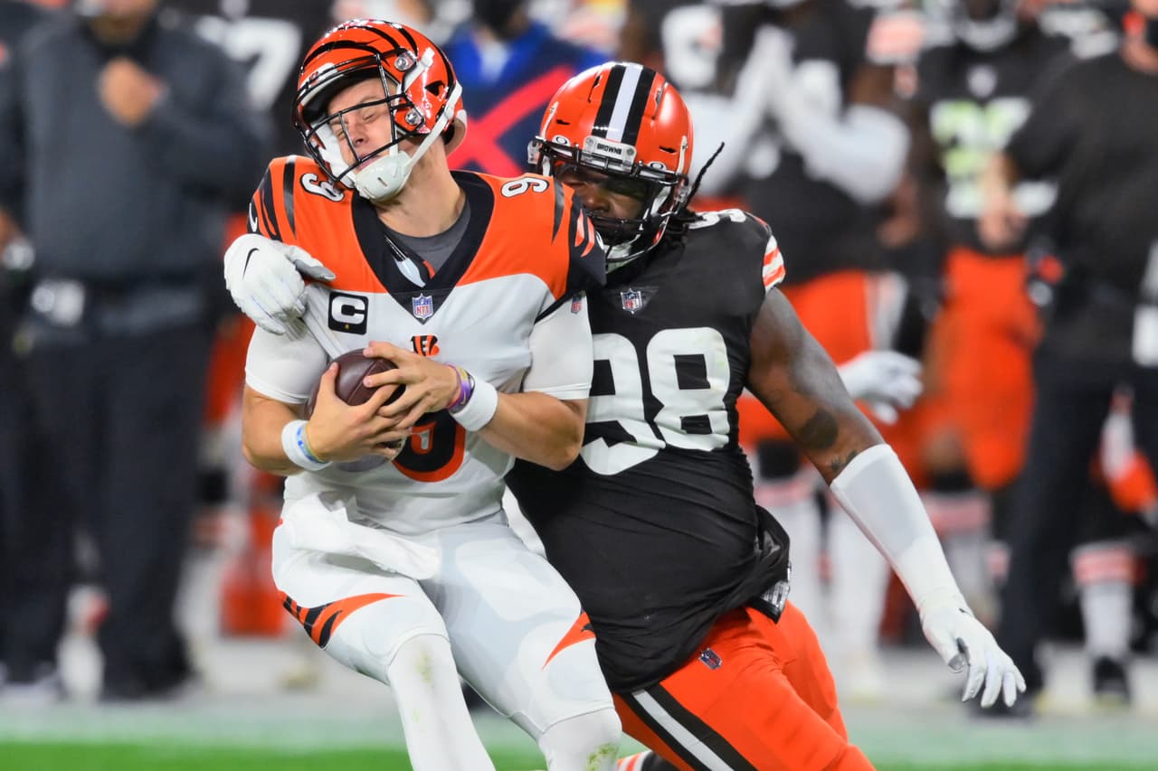Los Cincinnati Bengals se quedan cortos y caen 30 - 35 frente a los Cleveland Browns.