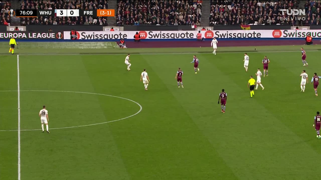 ¡GOL!  anota para West Ham United. Mohammed Kudus