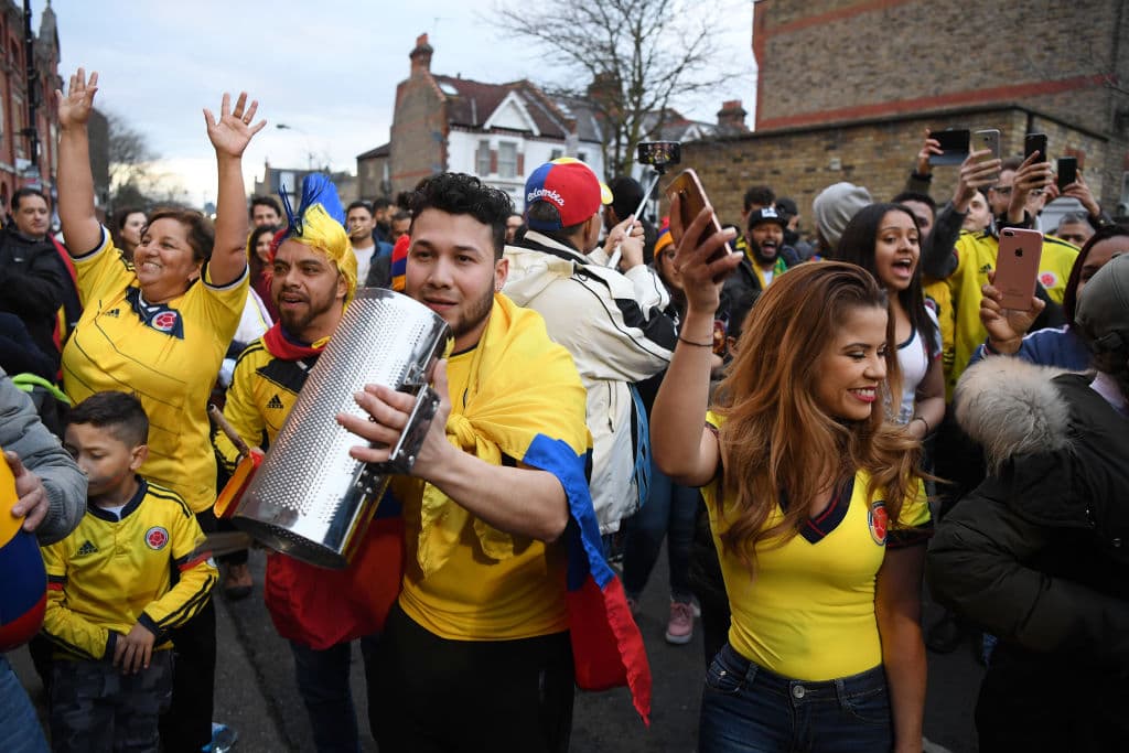 Tremendo ambiente el que se espera en el debut de la selección colombiana este martes ante Japón por el Grupo H.