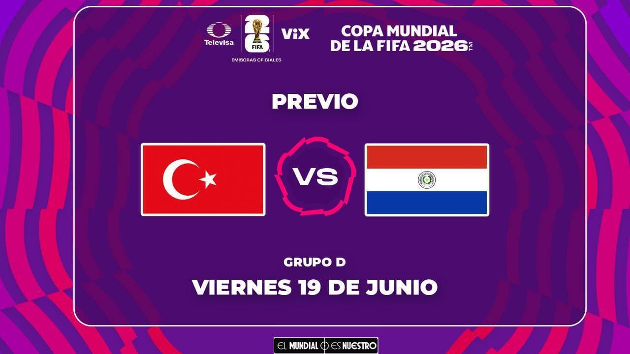 Horario y dónde ver el partido Turquía vs. Paraguay del Mundial 2026