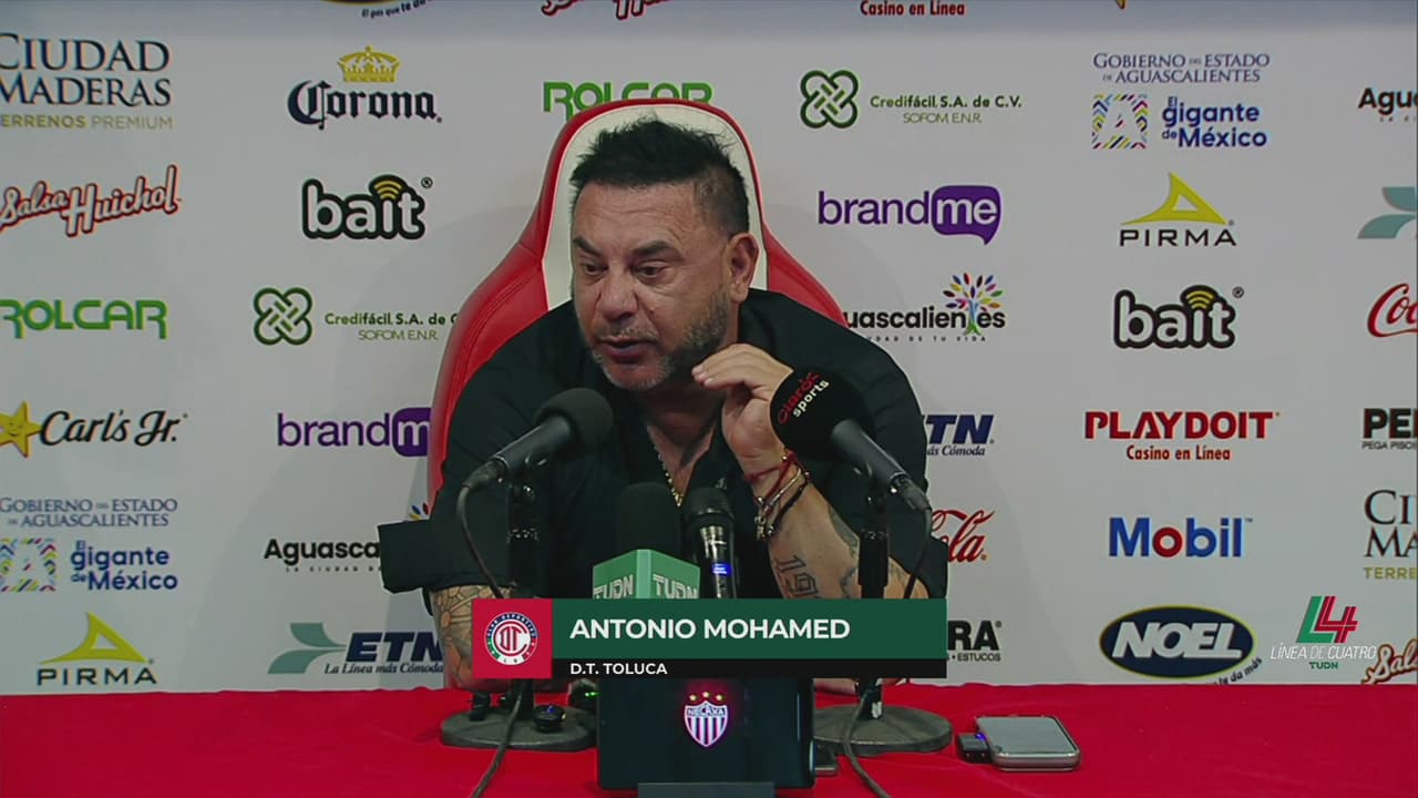 Así define Antonio Mohamed a su capitán en el Toluca