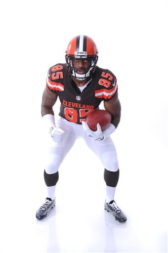 Mira las imágenes del WR egresado de Washington State y reclutado por los Browns, Vince Mayle (AP-NFL).