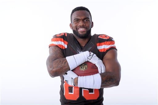 Mira las imágenes del WR egresado de Washington State y reclutado por los Browns, Vince Mayle (AP-NFL).
