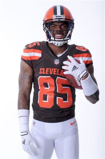 Mira las imágenes del WR egresado de Washington State y reclutado por los Browns, Vince Mayle (AP-NFL).