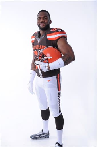 Mira las imágenes del WR egresado de Washington State y reclutado por los Browns, Vince Mayle (AP-NFL).