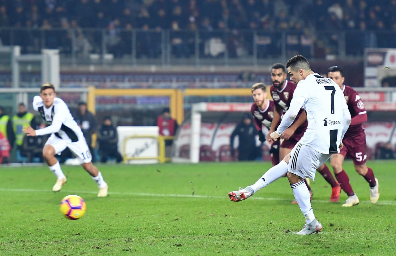 El potente cobro de Cristiano Ronaldo se convirtió en el gol 5000 de la Juventus en la historia del fútbol italiano.