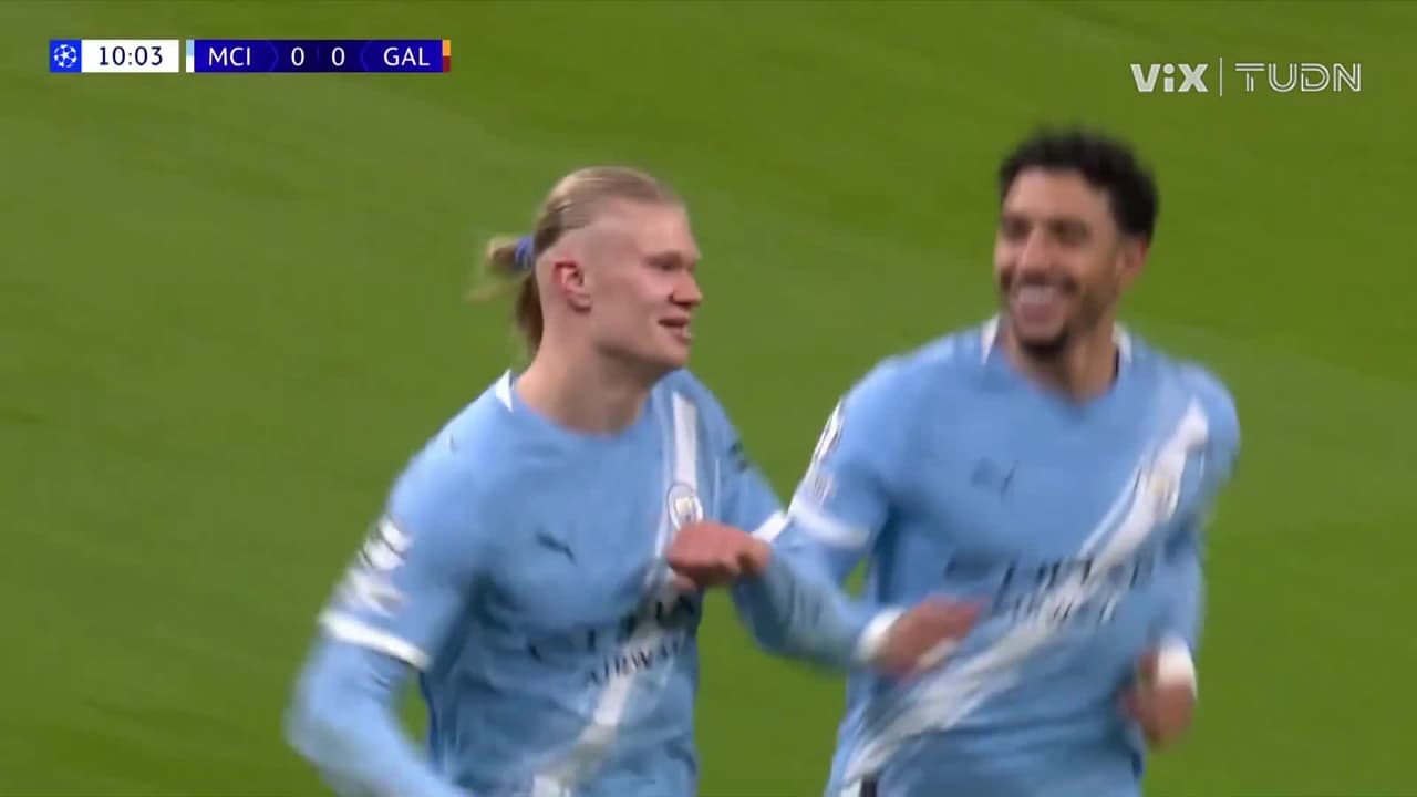 ¡Golazo! Brutal definición de Haaland para 1-0 del City ante Galatasaray