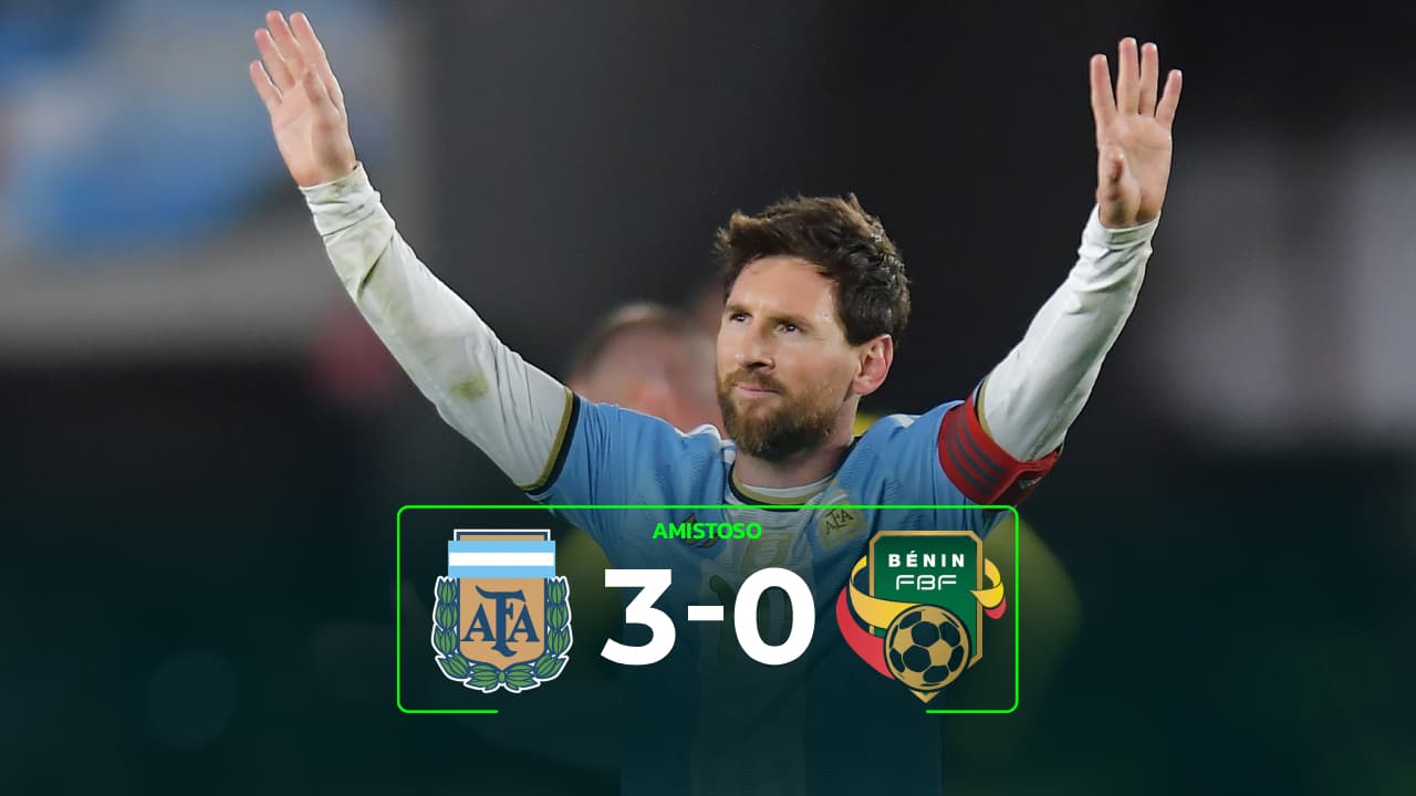 Resumen | Argentina vs. Benín: Partidazo de Messi en su despedida