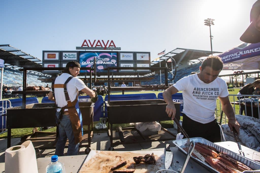 Con el Avaya Stadium como marco, Almeyda y su cuerpo técnico estuvieron al pie de la parrilla.