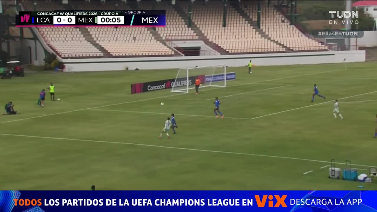 Resumen | ¡México aplasta a Santa Lucía! 7 goles fueron suficientes para una gran victoria