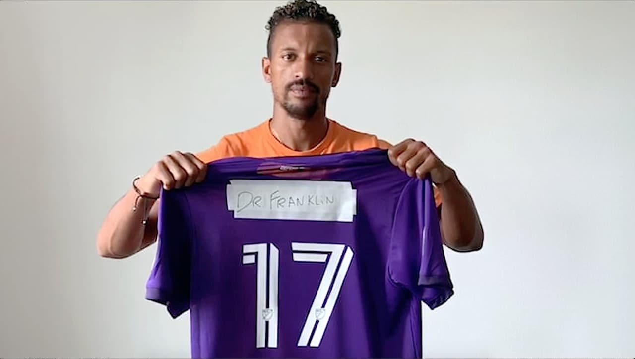 Luis Nani cubre su nombre con el nombre de un héroe real.