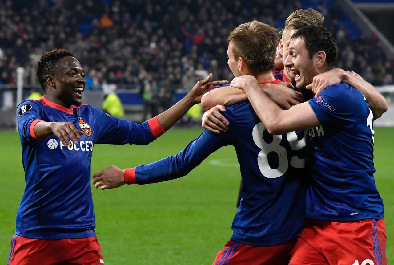 El CSKA, equipo del ejército ruso, sacó sus mejores armas y se instaló en la siguiente ronda de la Europa League.