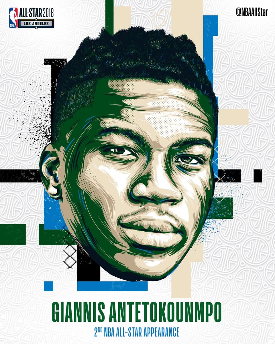 Conferencia del Este: 2 - Giannis Antetokounmpo (2,530,211 votos de los fans)