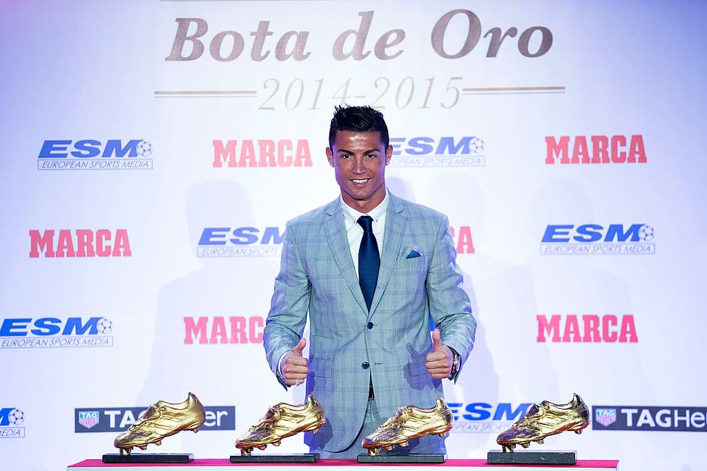 En 2015 se presenta con sus cuatro Botas de Oro.