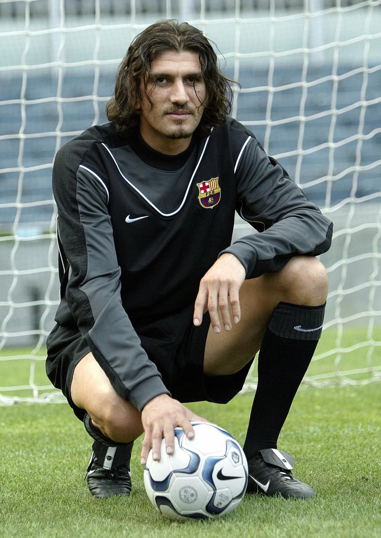 Recber logró el tercer lugar de Corea y Japón 2002 y llegaba con cartel de ídolo a Barcelona.