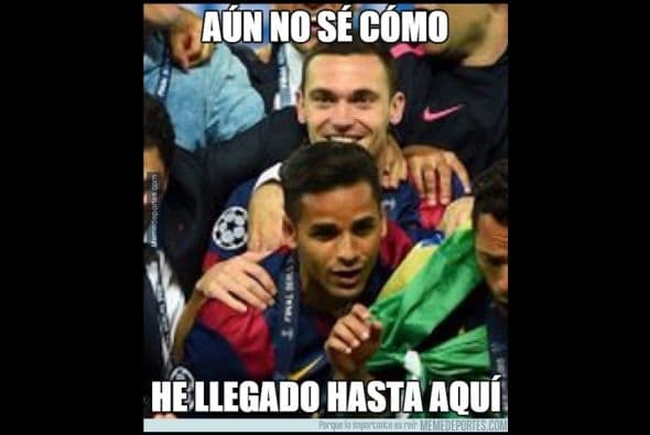 Las bromas no se hicieron esperar tras el título que obtuvo el Barcelona de la MSN con burlas para la Juventus, Real Madrid y hasta Cristiano Ronaldo.