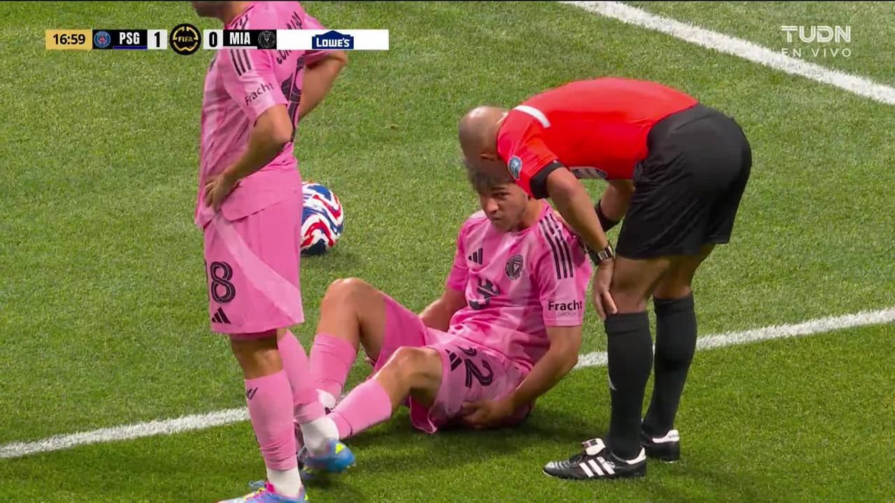 Allen no pudo continuar por lesión y Aviles entra en su lugar