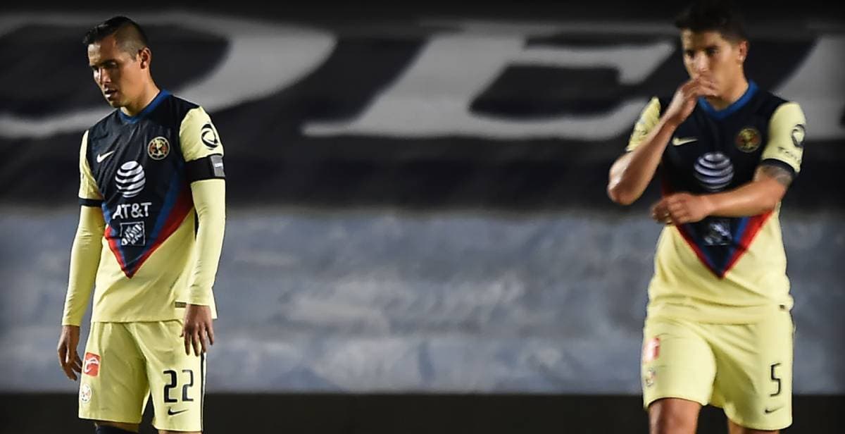 Santiago Aguilar y Santiago Cáceres, jugadores del Club América