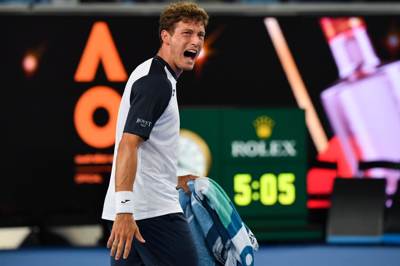 Sin embargo, la frustración se hizo evidente en el español Carreño.