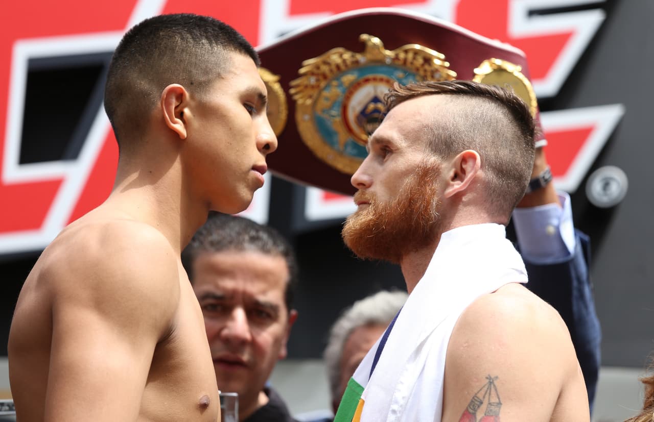 El mexicano Jaime Munguía defenderá la corona superwélter de la OMB este domingo ante el irlandés Dennis Hogan en la Arena Monterrey.
