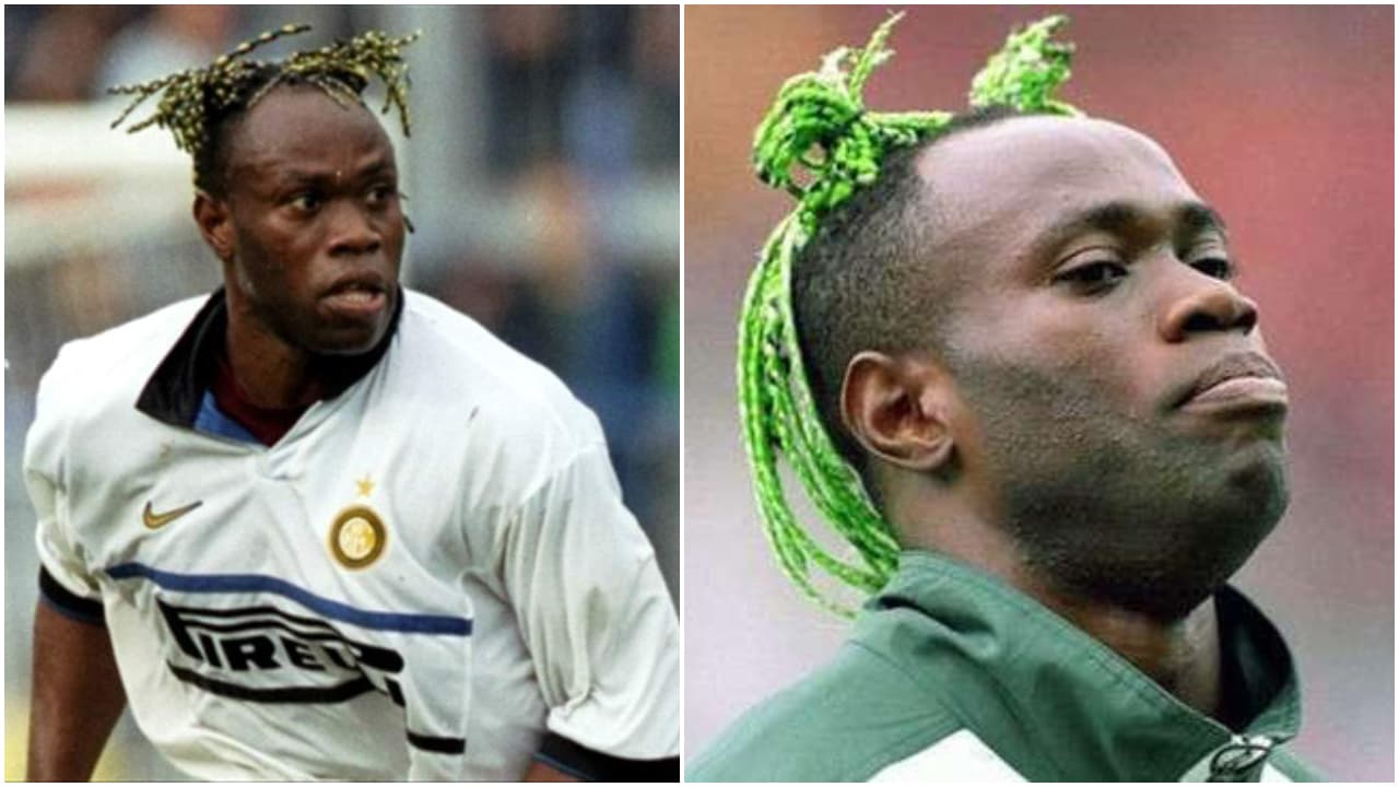 <b>Taribo West</b>
<br>- Exfutbolista nigeriano internacional muy espectacular por mostrar el amor a la camiseta con las tonalidades que pintaba su greña.