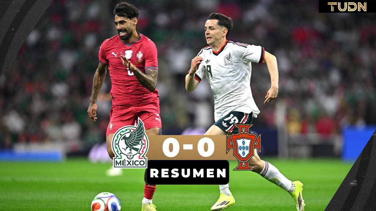 Resumen | México empata con Portugal en un partidazo