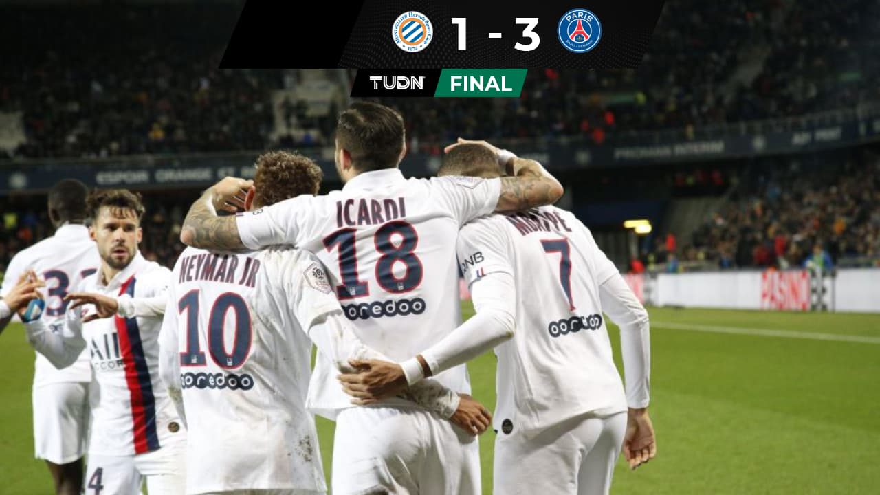 PSG superó al Montpellier.