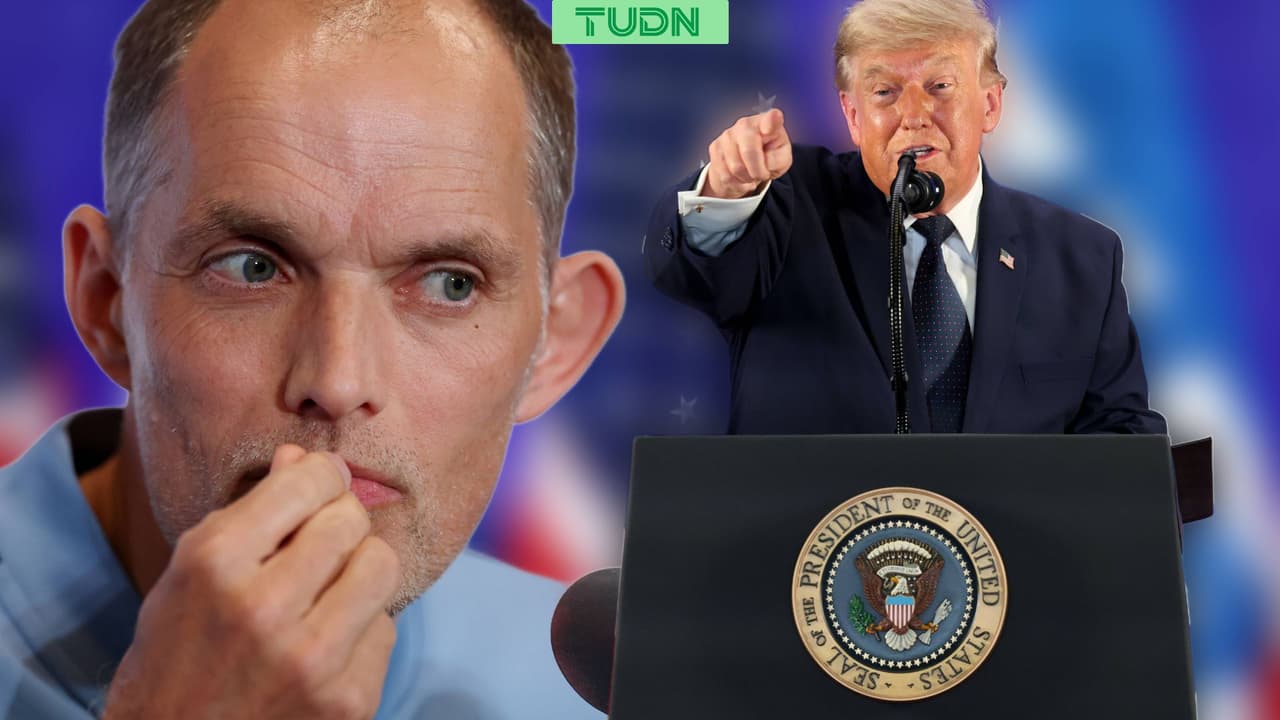 Tuchel y su incómoda reacción ante crítica de Donald Trump