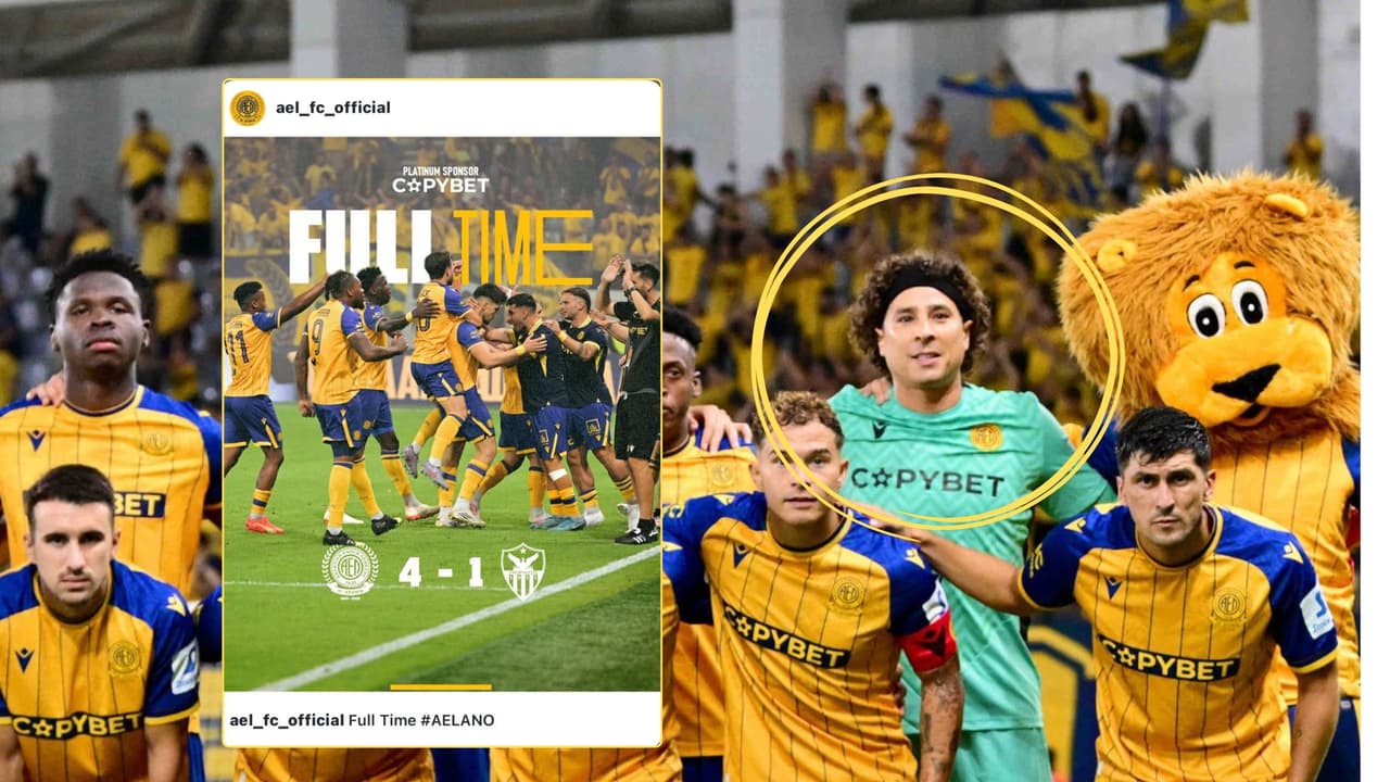 Crack: Memo Ochoa da asistencia y logra su primer triunfo en Chipre