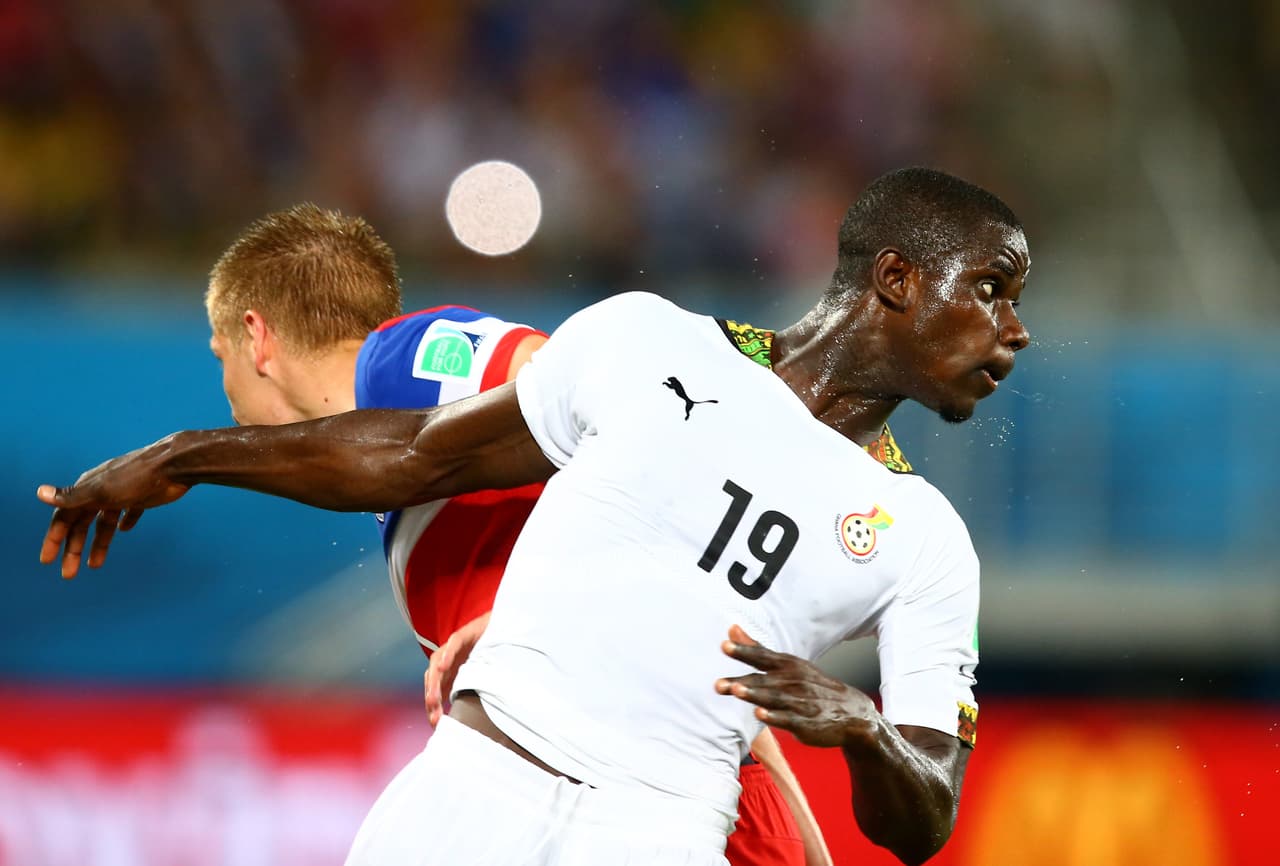 Jonathan Mensah, el defensor de la selección de Ghana que llegó a Columbus Crew. (USA Today Images)