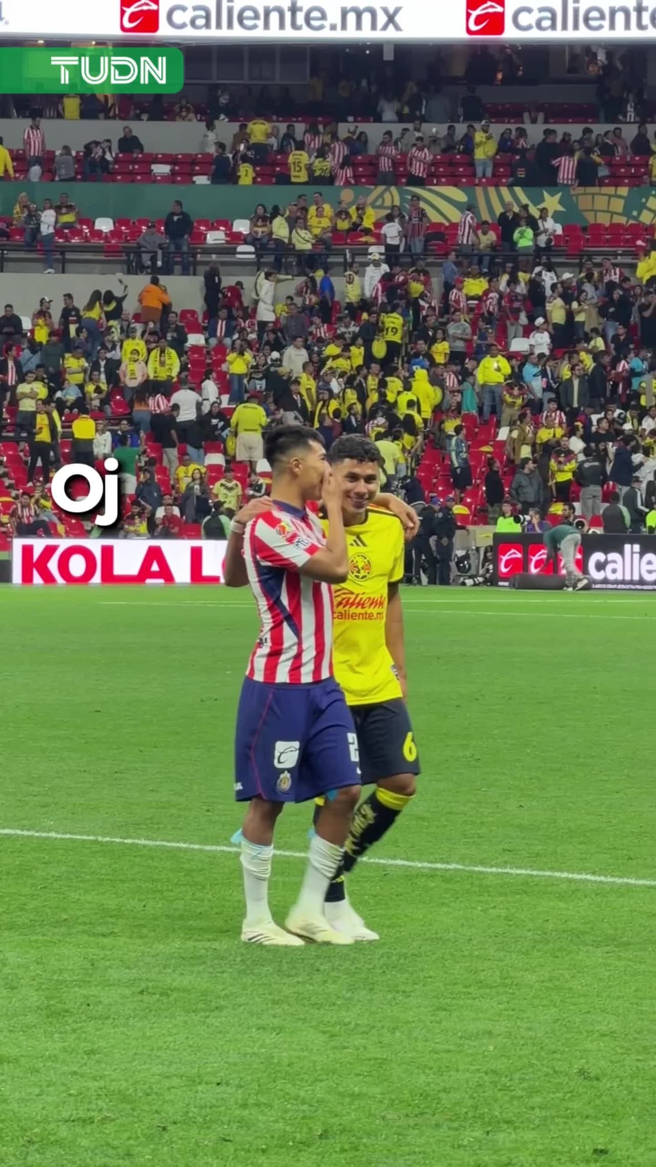 ¡Ojo a la manera en que Daniel Aguirre y Edwin Cerrillo salieron del América vs. Chivas!