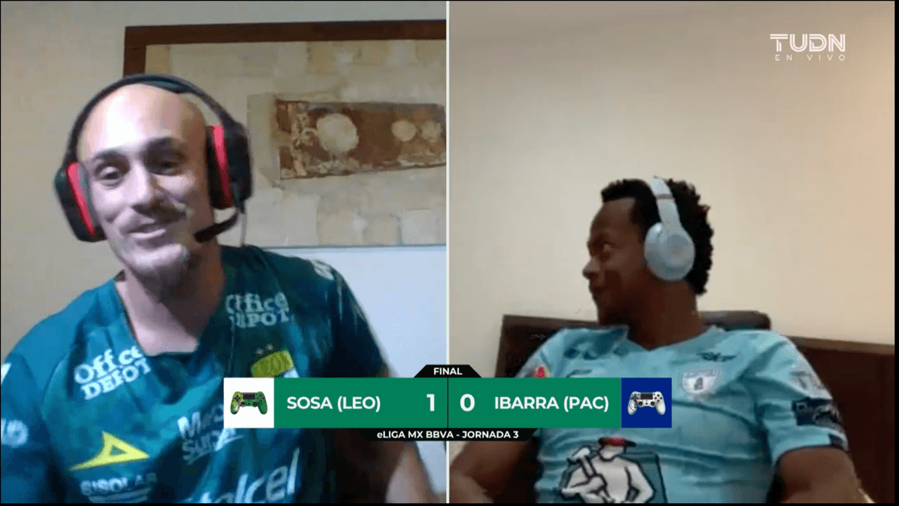 Nicolás Sosa continúa mandando junto a su León en la eLiga MX y ahora victimizaron a los Tuzos de Pachuca de Romario Ibarra.