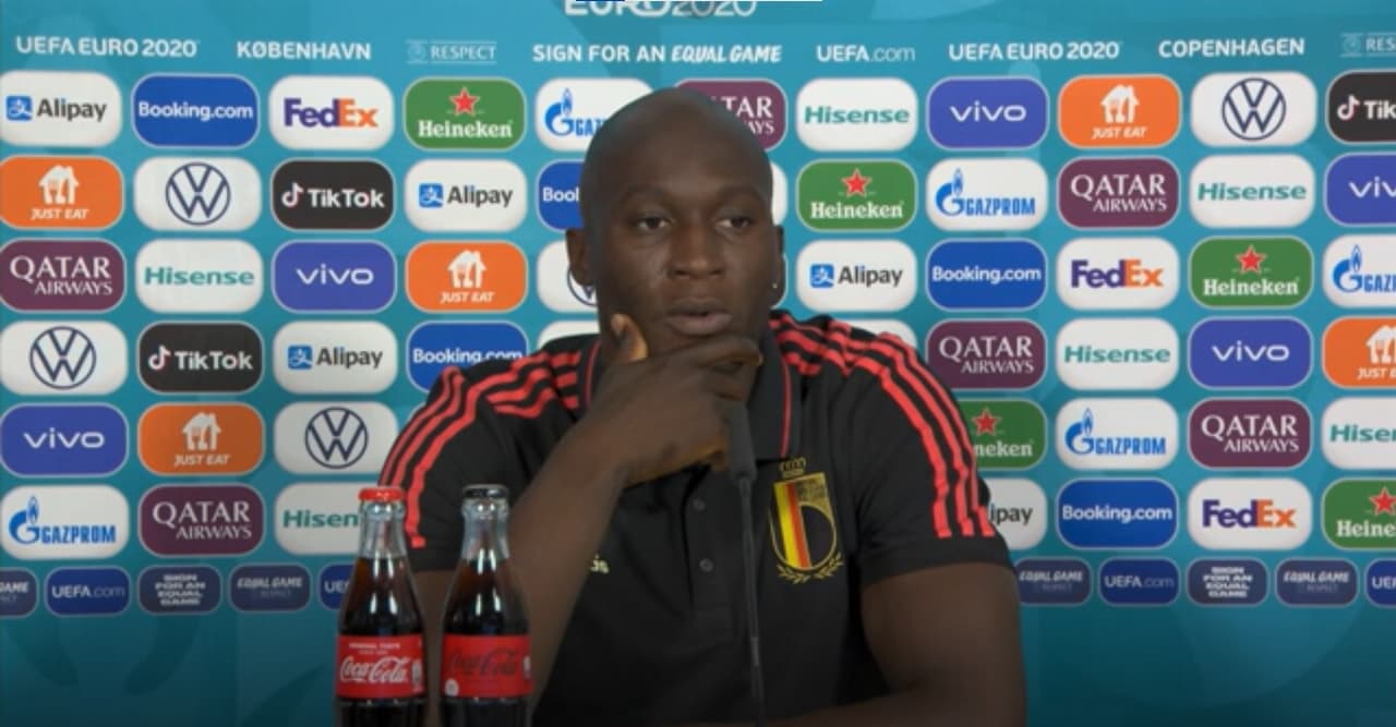 Lukaku habló con Eriksen antes del Bélgica-Dinamarca