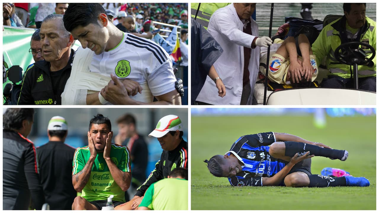 Desde que Osorio asumió en 2015 como seleccionador de México, no ha disfrutado una sola convocatoria libre de bajas por lesión.