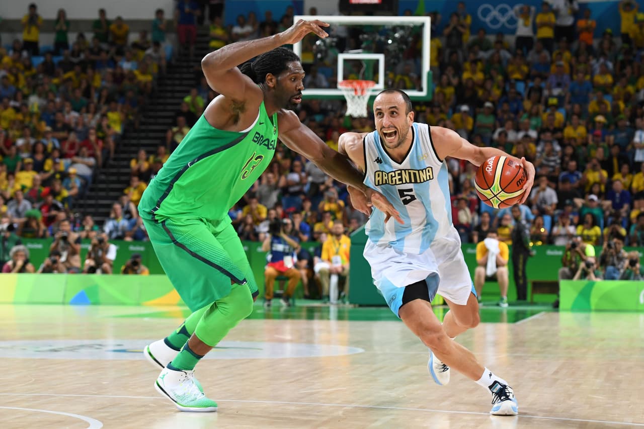 Argentina venció a Brasil en juego memorable de doble tiempo extra en el básquetbol